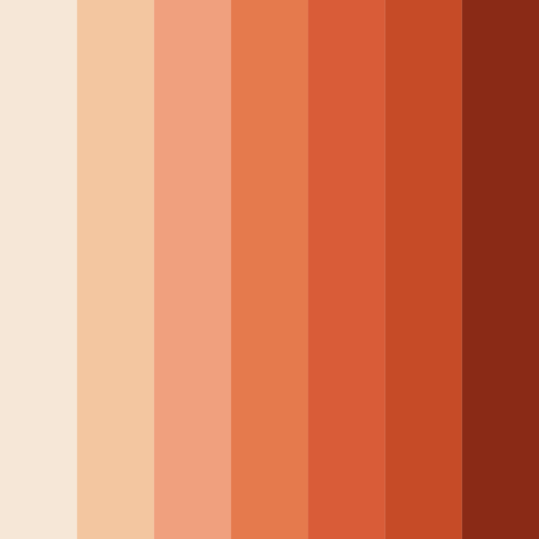 Download autumn ember  color palette PNG image (square)