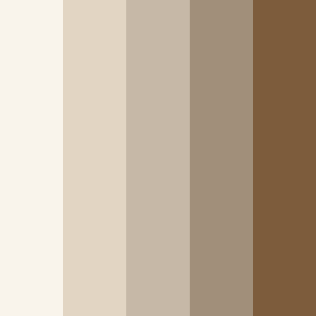 Download whispers of sandstone color palette PNG image (square)