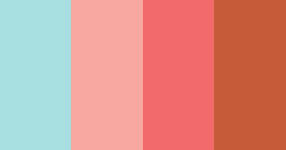 Download coral oasis color palette PNG image (landscape)