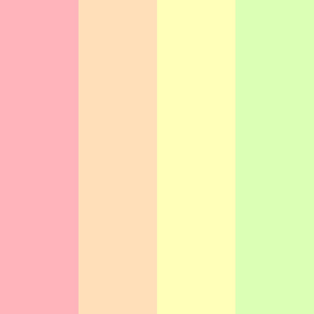Download blossom breeze color palette PNG image (square)