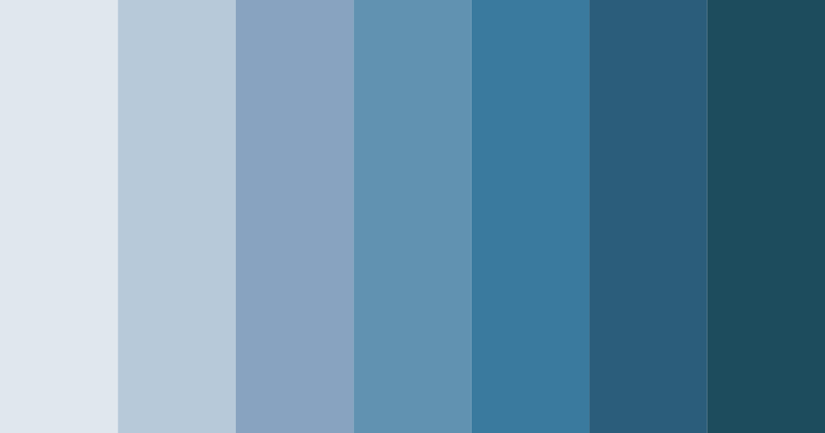 Download foggy blue color palette PNG image (landscape)