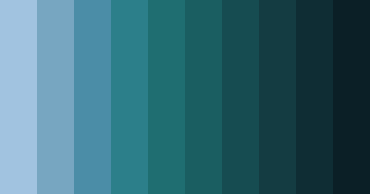Download blue starry night color palette PNG image (landscape)