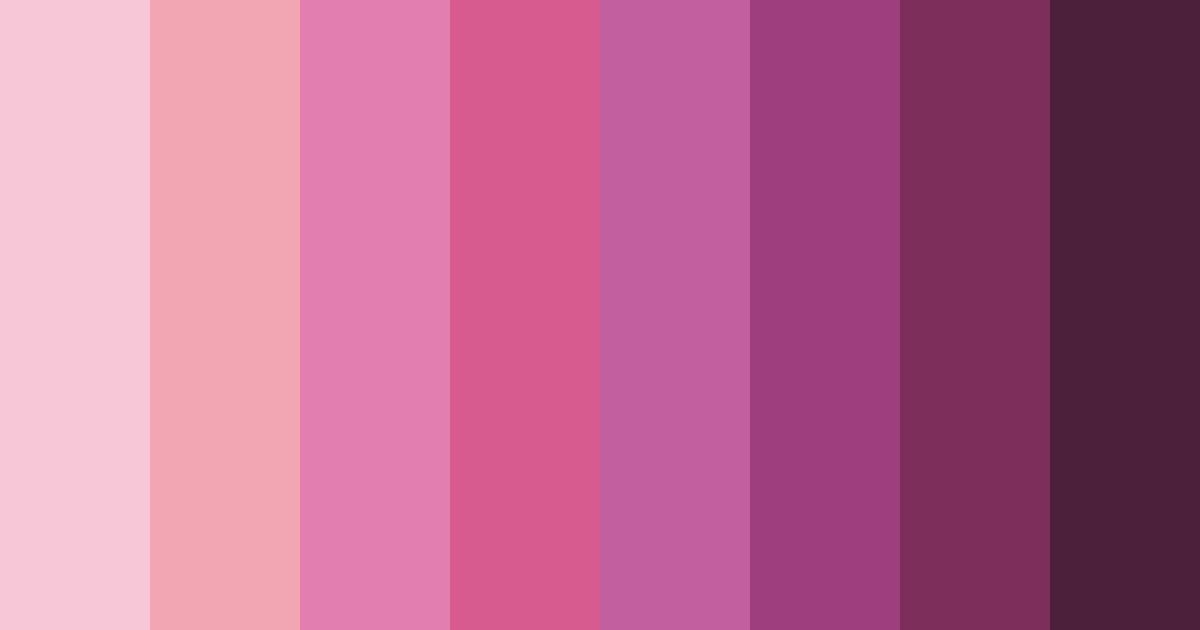 Download pink beanie baby color palette PNG image (landscape)