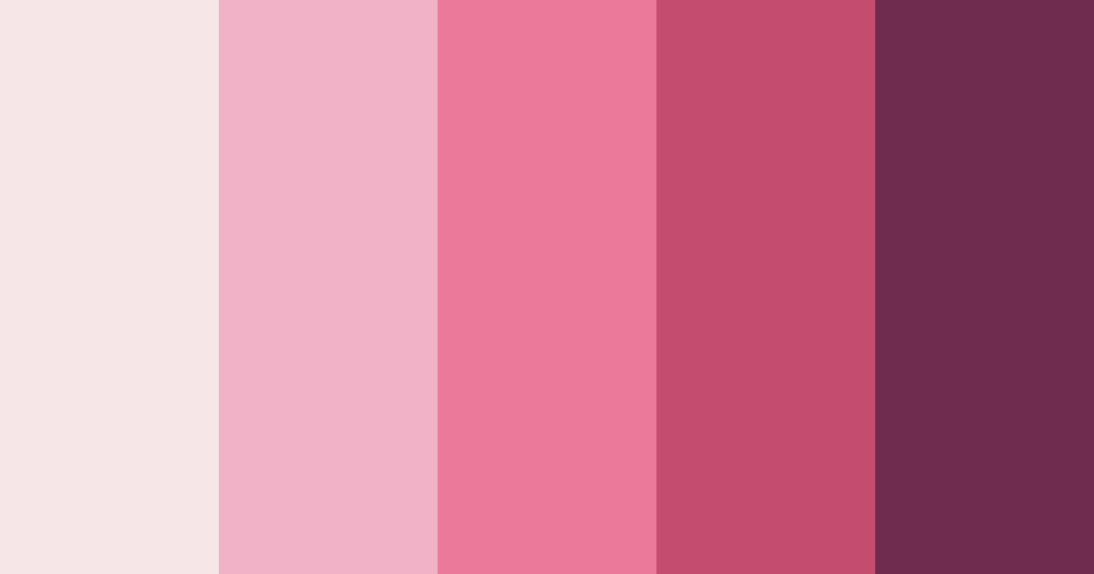 Download pink insanity color palette PNG image (landscape)