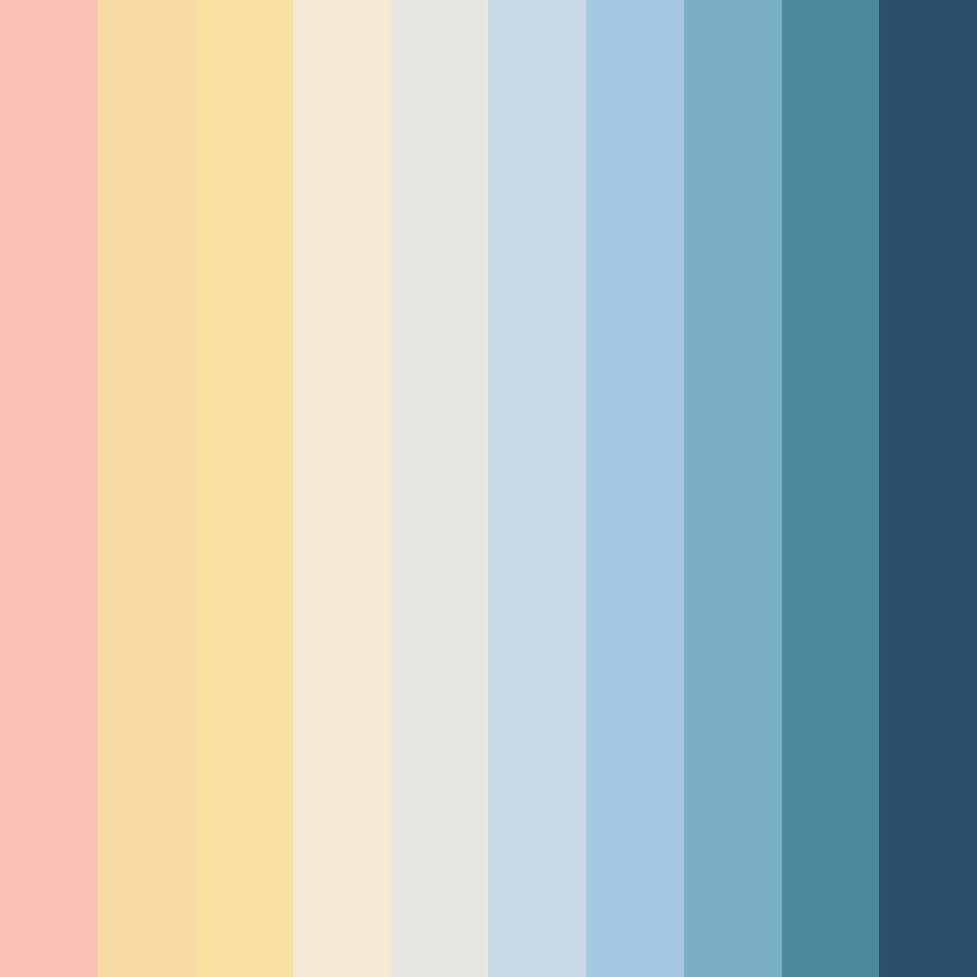 Download blue breeze color palette PNG image (square)