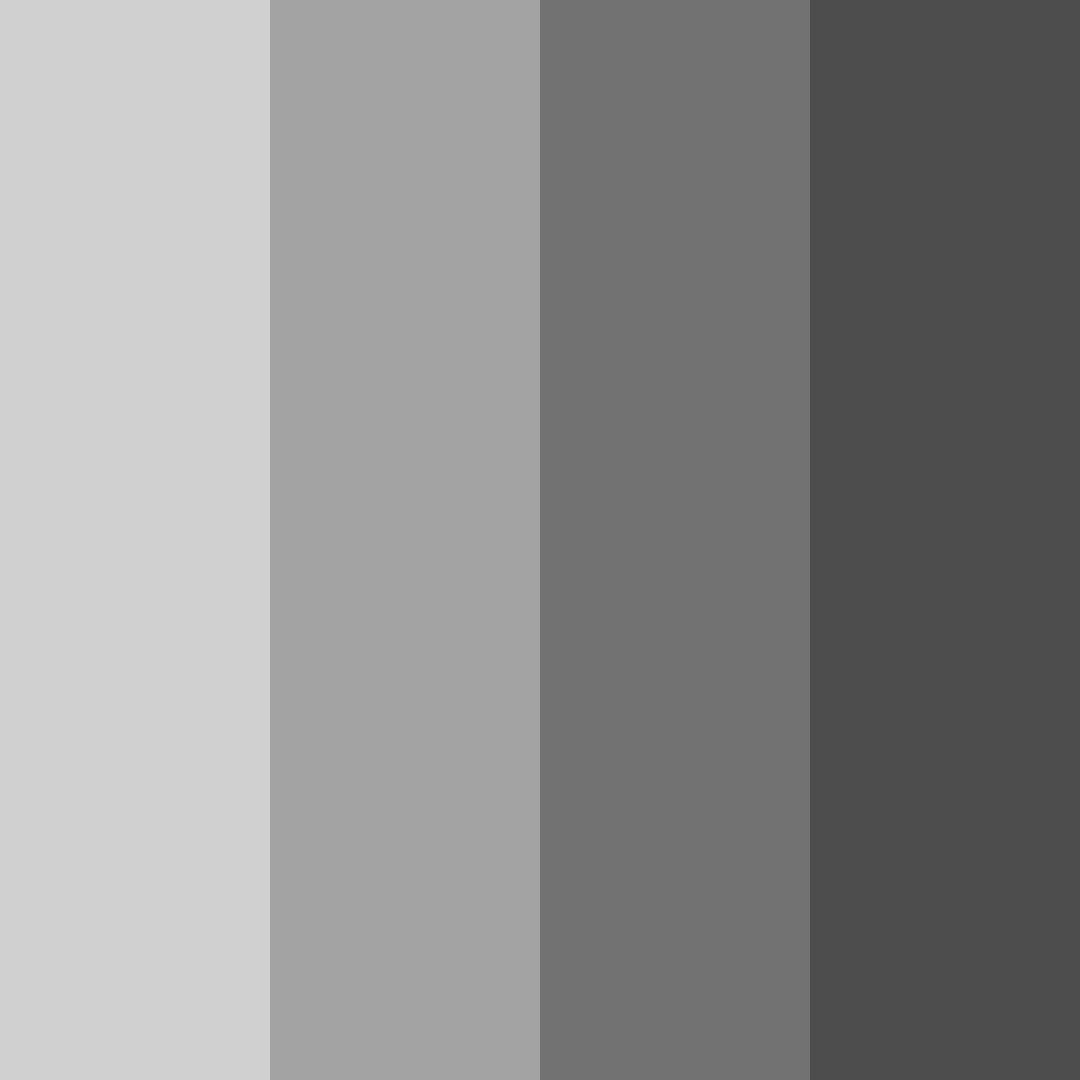 Download grey shades color palette PNG image (square)