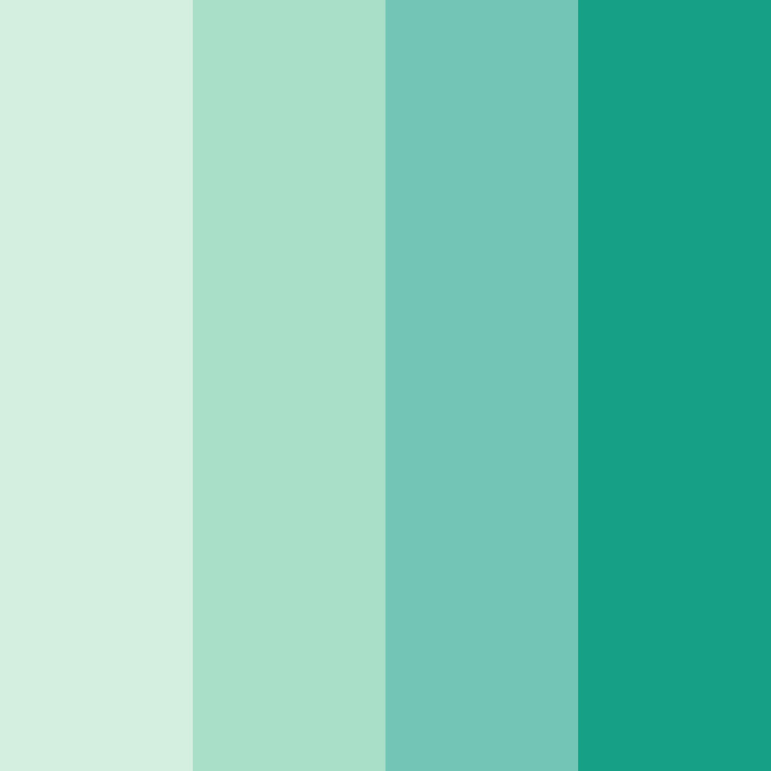 Download teal finance color palette PNG image (square)