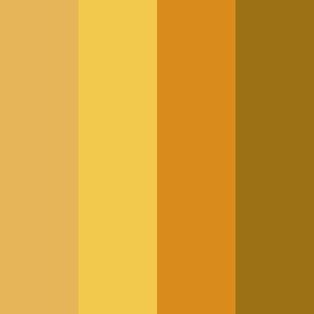 Download golden rock harmony color palette PNG image (square)