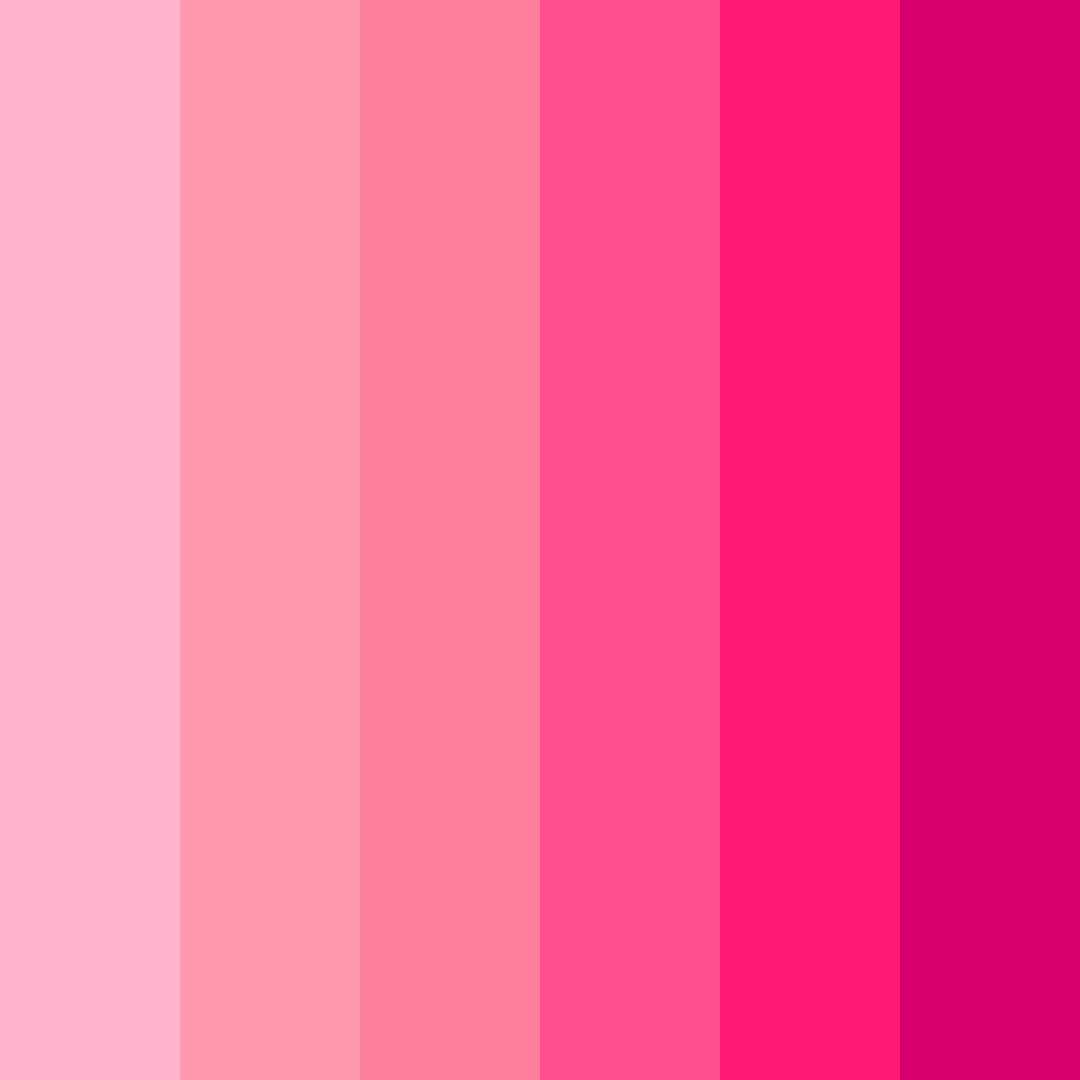 Download vibrant pink color palette PNG image (square)
