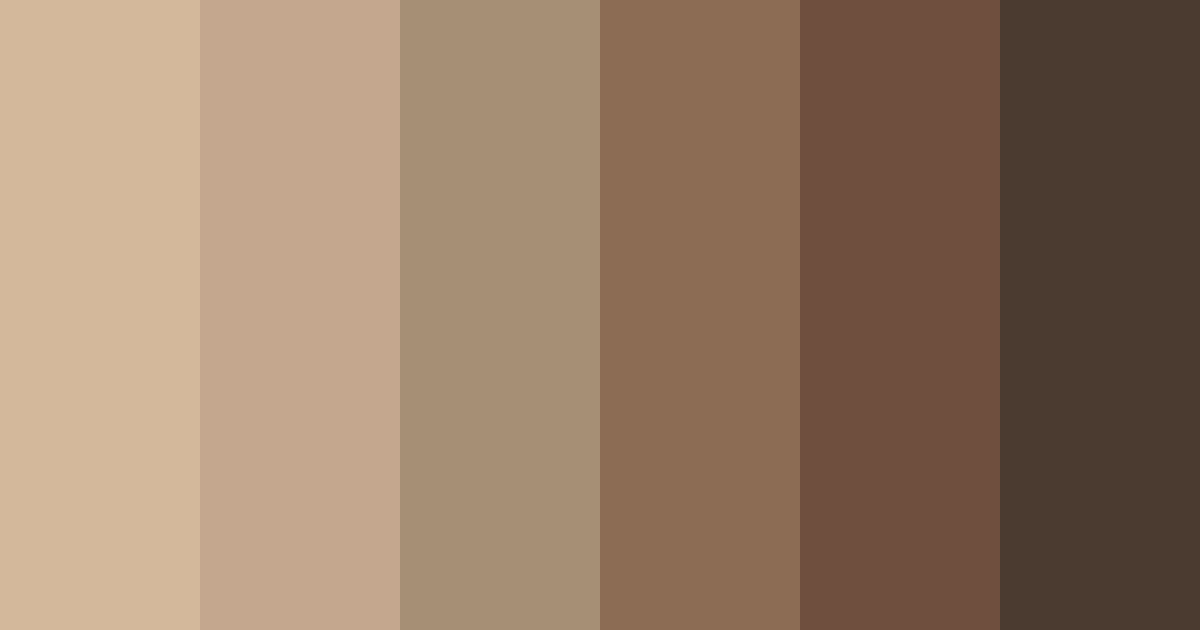 Download earthy elegance color palette PNG image (landscape)