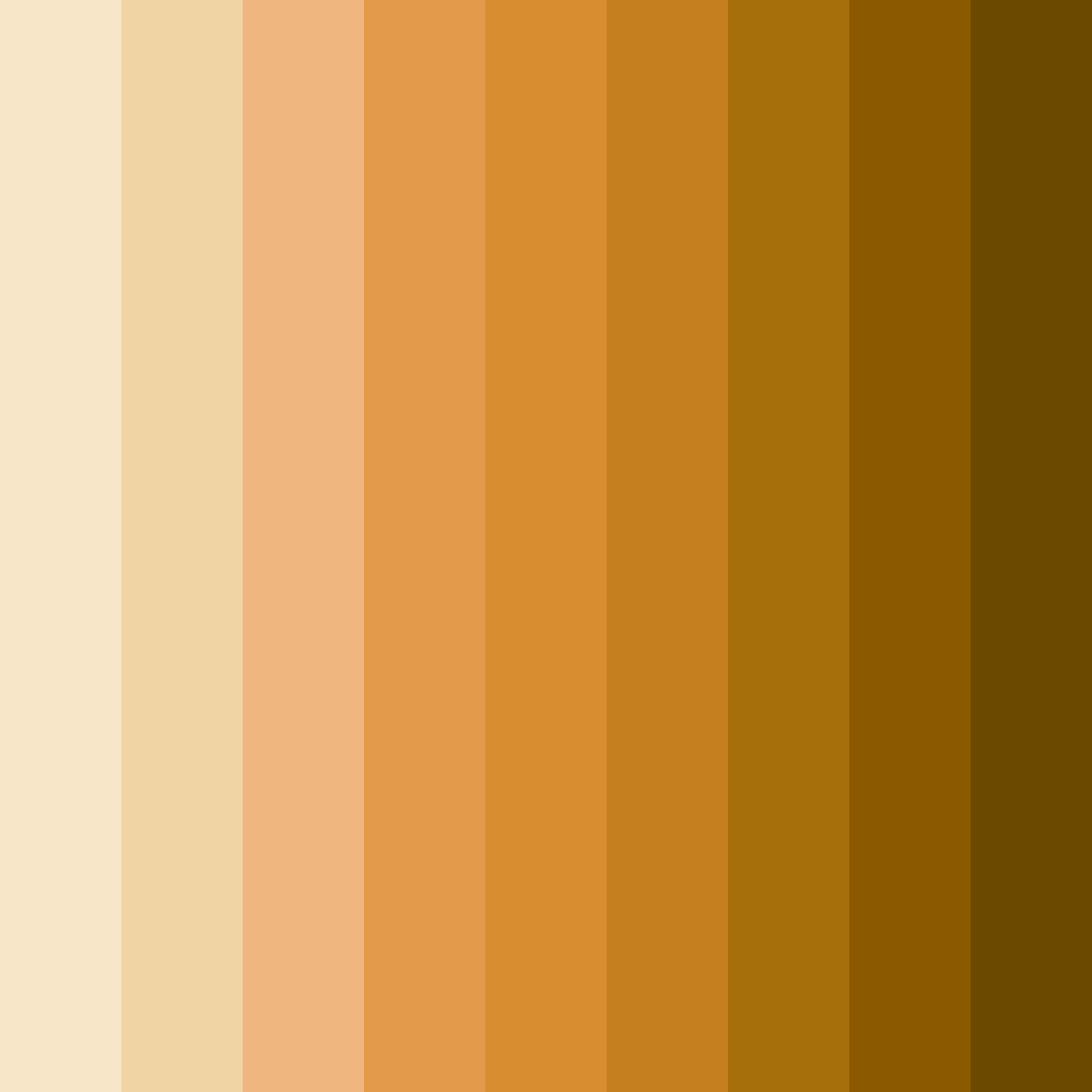 Download harvest sunrise color palette PNG image (square)