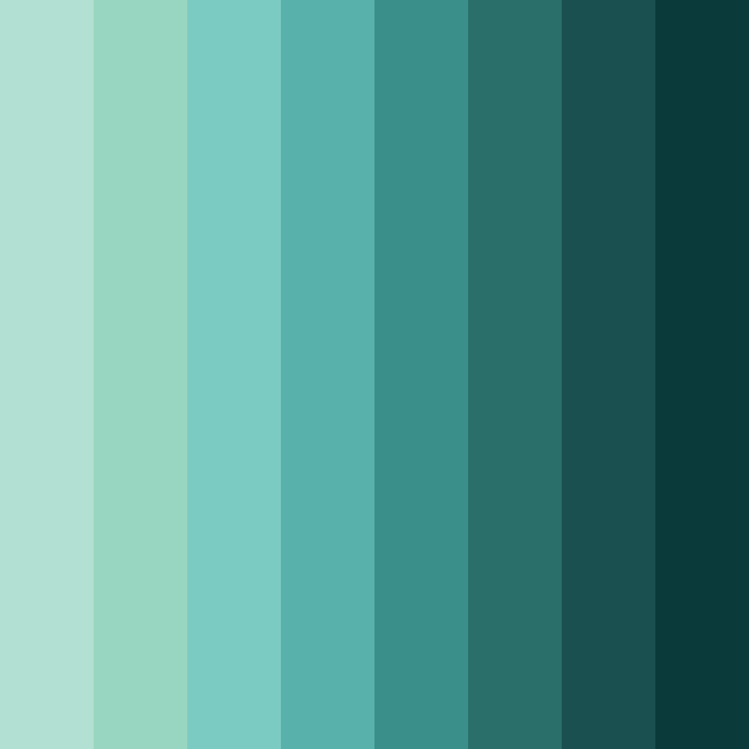 Download melted oasis color palette PNG image (square)