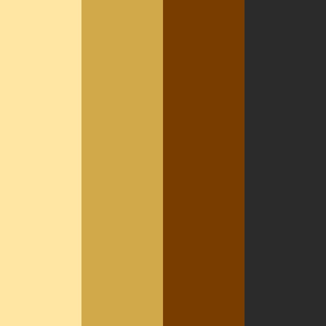 Download rustic brown color palette PNG image (square)