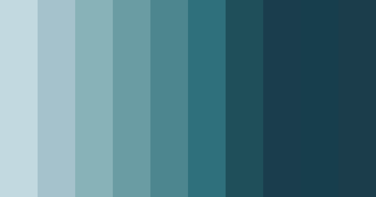 Download oceanic tranquility color palette PNG image (landscape)