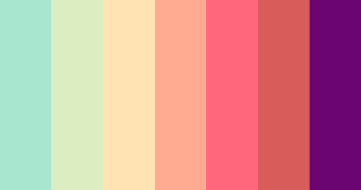 Download garden of dreams color palette PNG image (landscape)