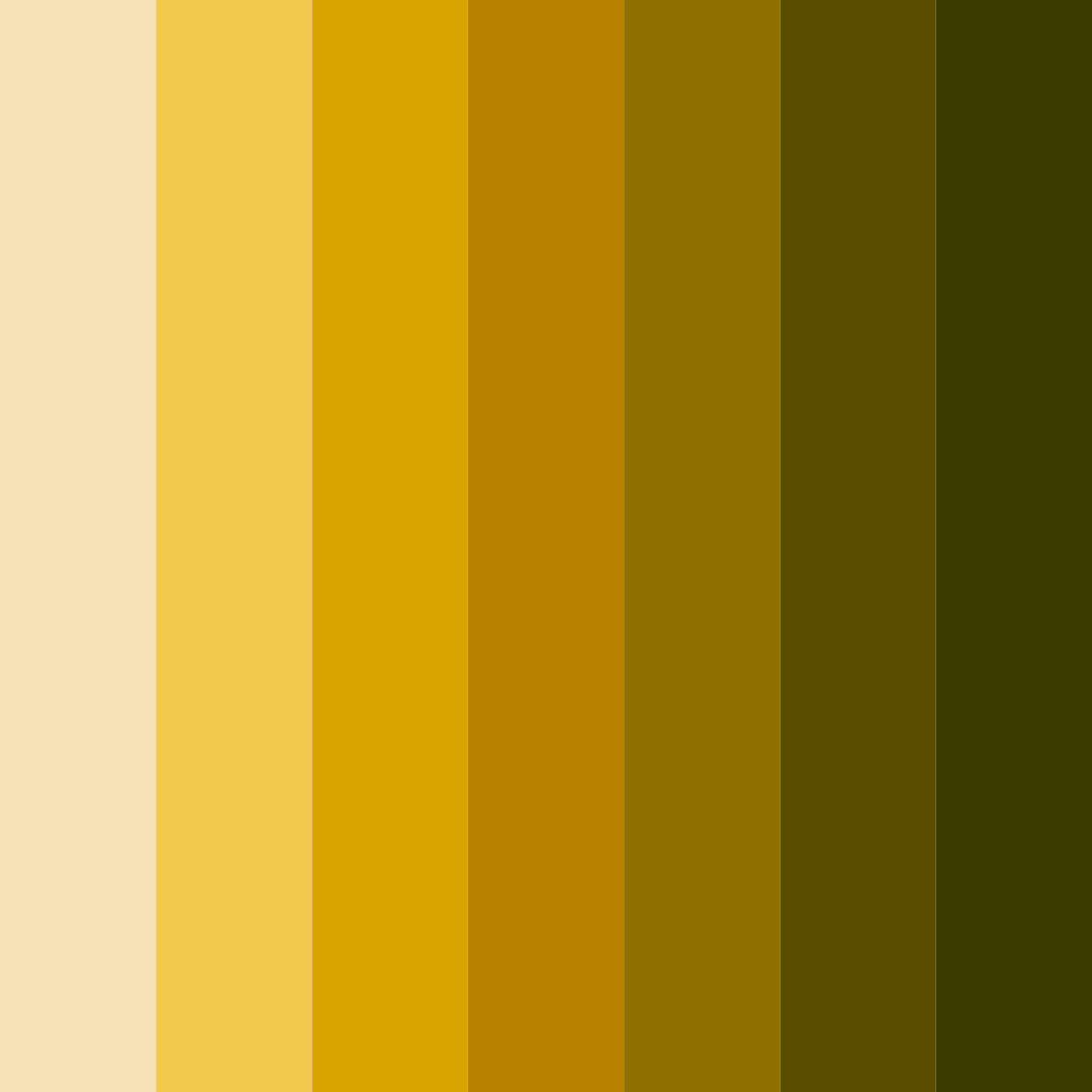 Download golden harvest color palette PNG image (square)