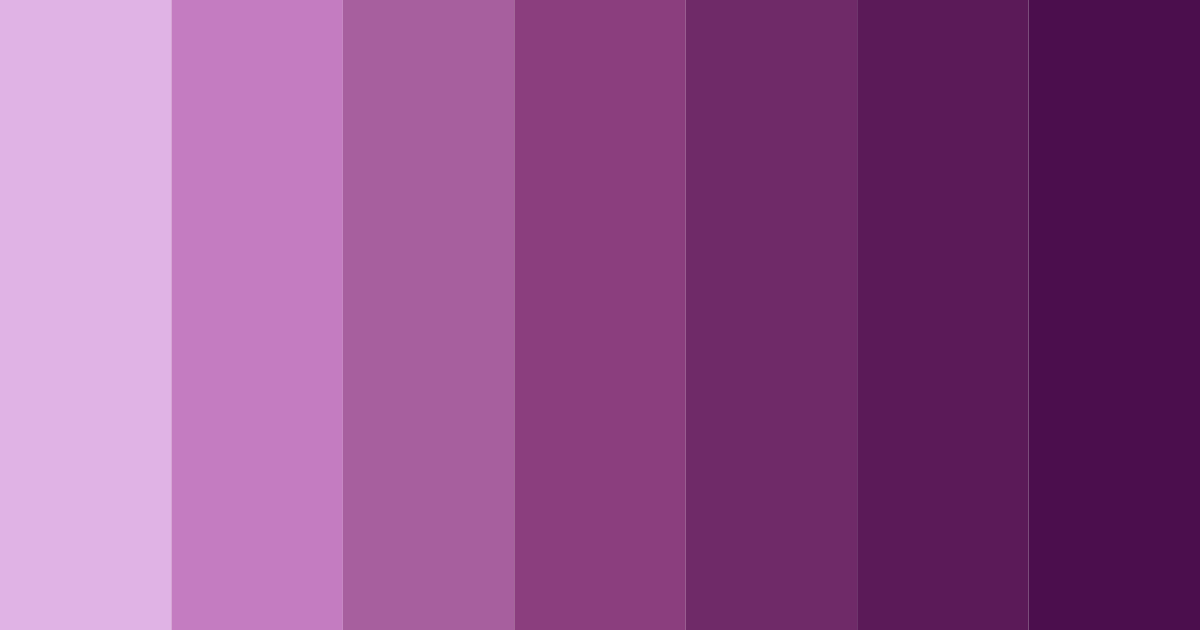Download royal blossoms color palette PNG image (landscape)