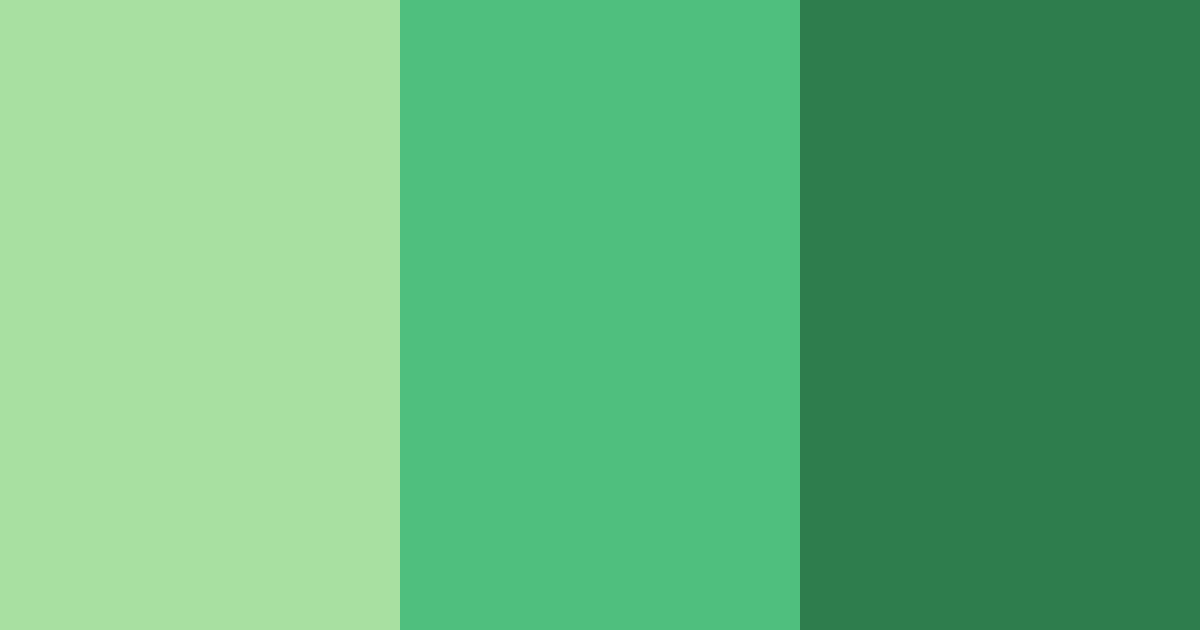 Download fresh verdancy color palette PNG image (landscape)