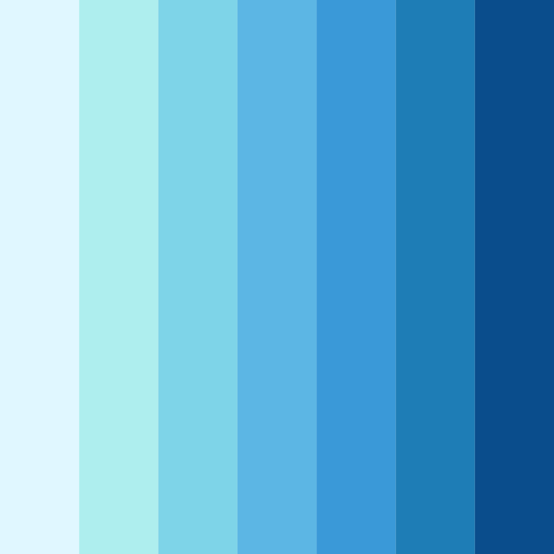 Download azure dreamscape color palette PNG image (square)