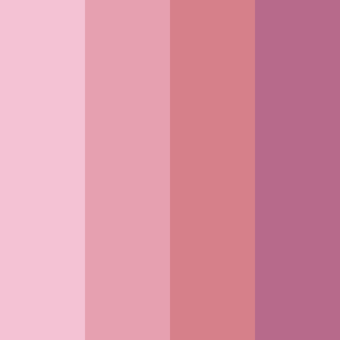 Download pink sakura color palette PNG image (square)