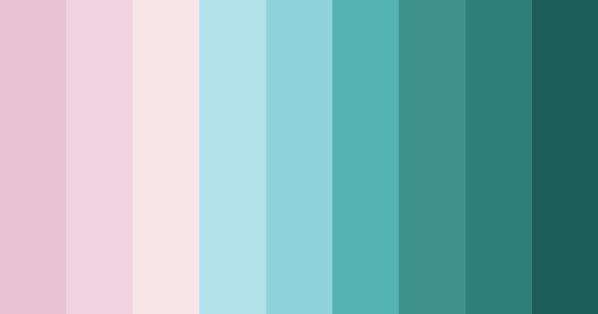 Download serene salon splash color palette PNG image (landscape)
