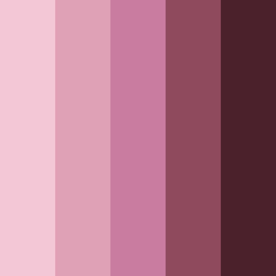 Download vintage velvet blossoms color palette PNG image (square)