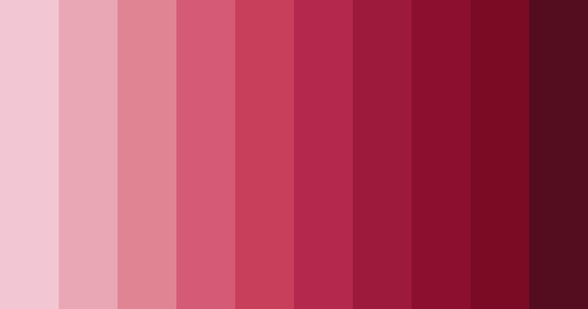 Download dark red color palette PNG image (landscape)