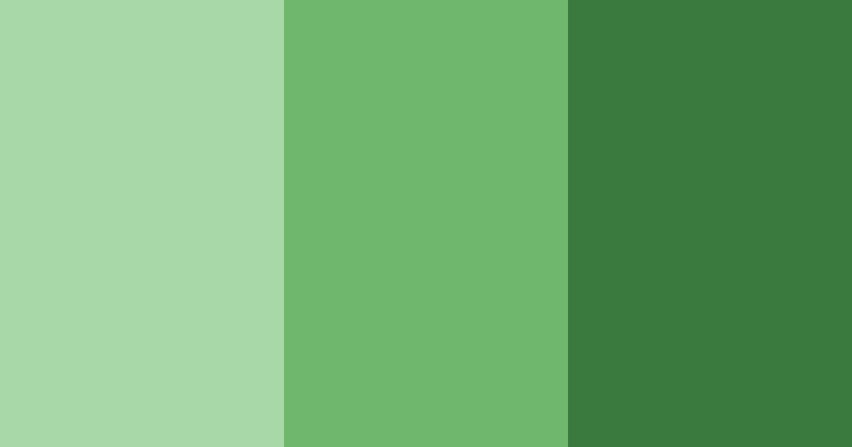 Download deep green color palette PNG image (landscape)