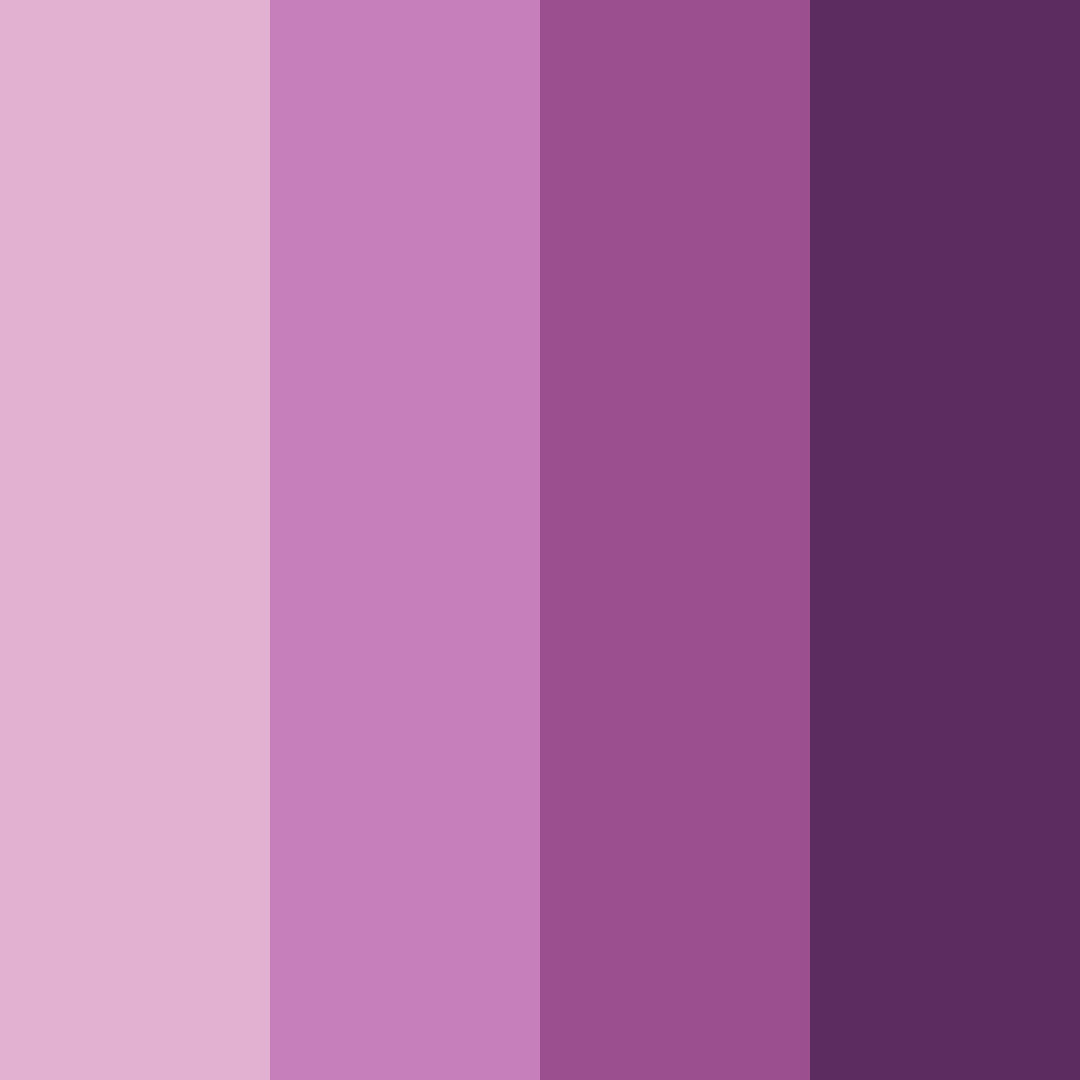 Download purple night color palette PNG image (square)