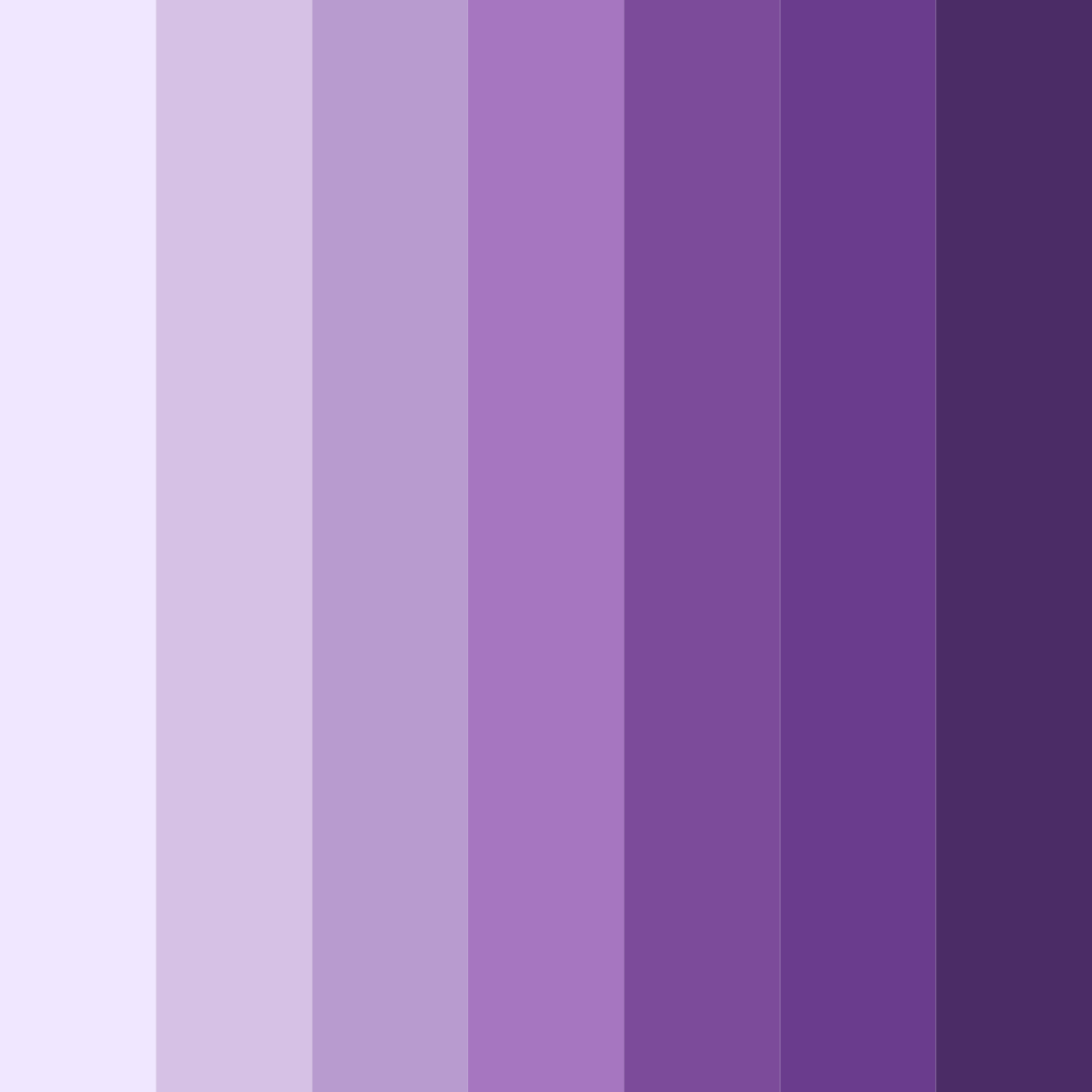 Download purple fantasy color palette PNG image (square)