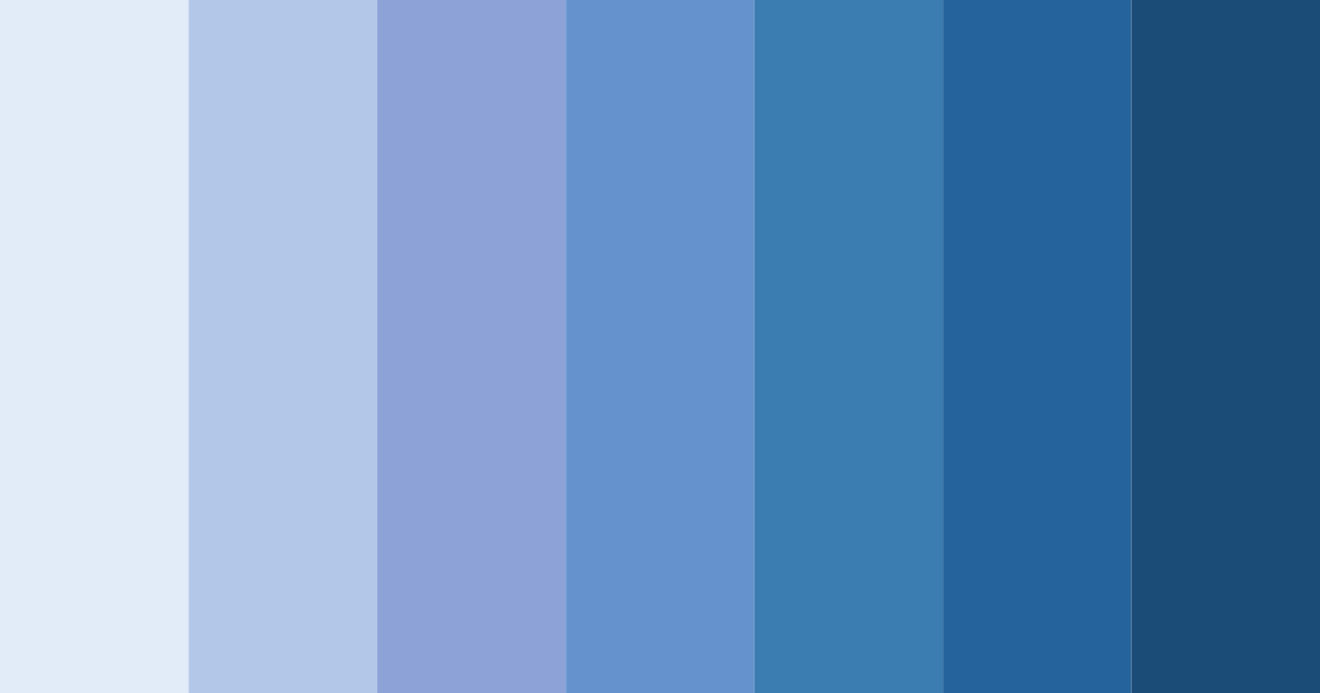 Download blue horizon dreams color palette PNG image (landscape)