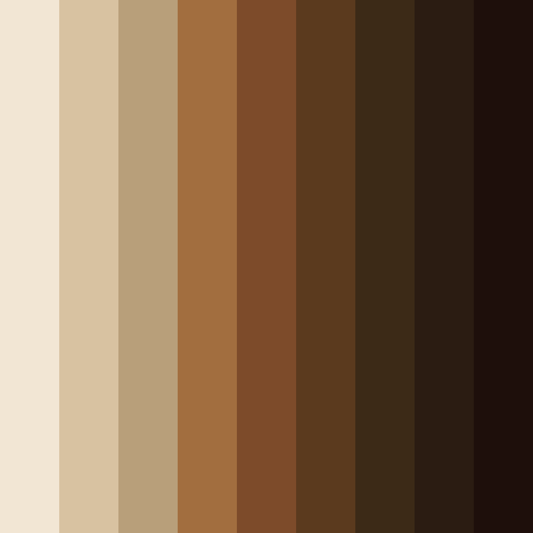 Download café noir essence color palette PNG image (square)