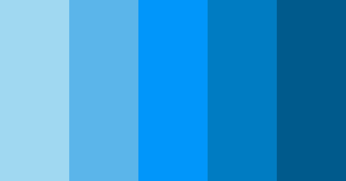 Download blue ocean color palette PNG image (landscape)