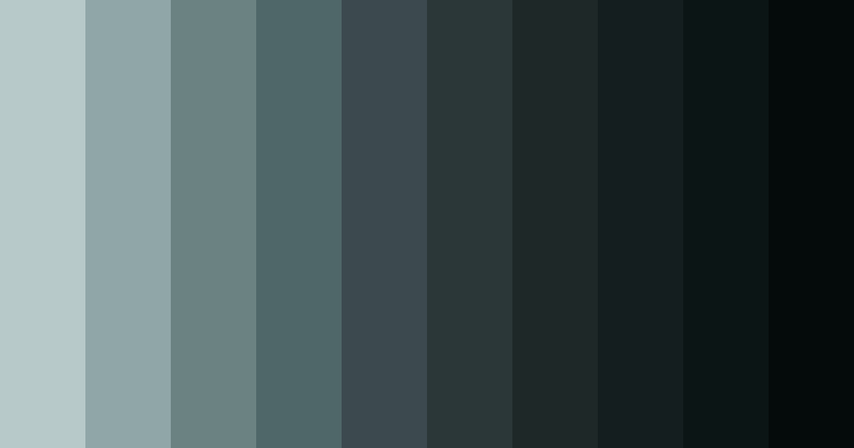 Download dark teal color palette PNG image (landscape)