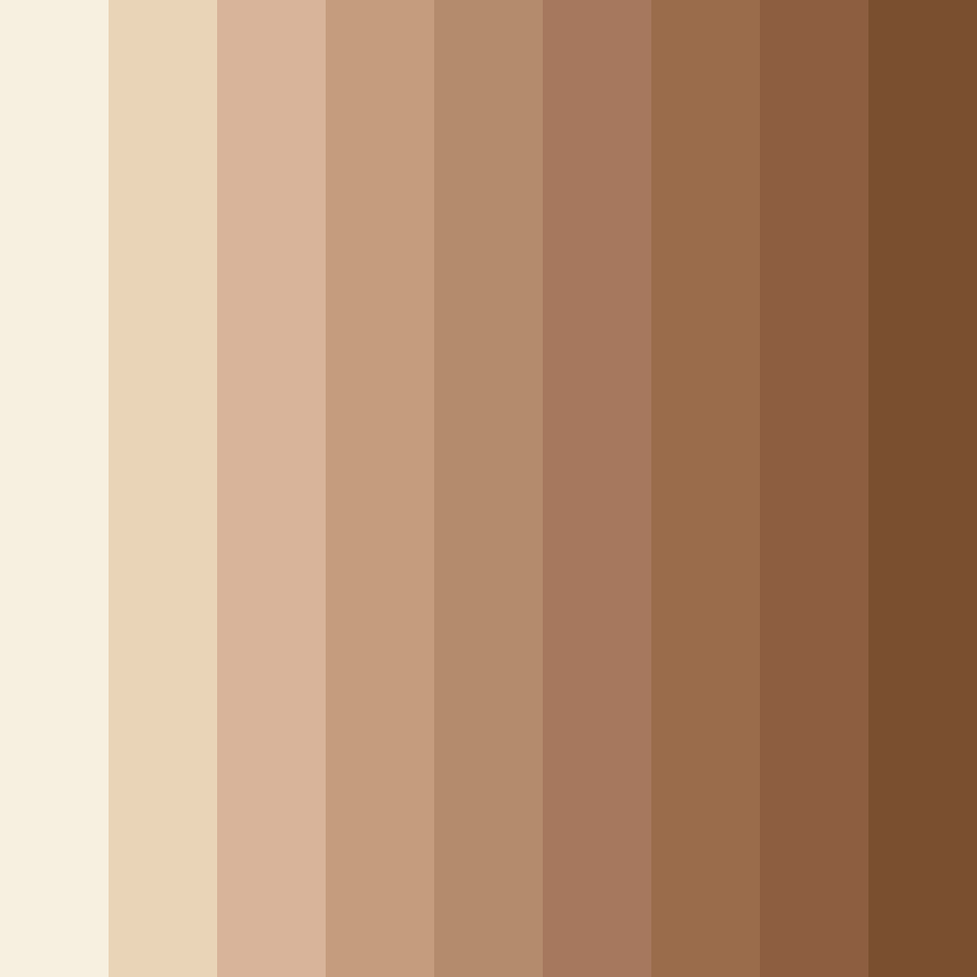 Download elegant beige color palette PNG image (square)