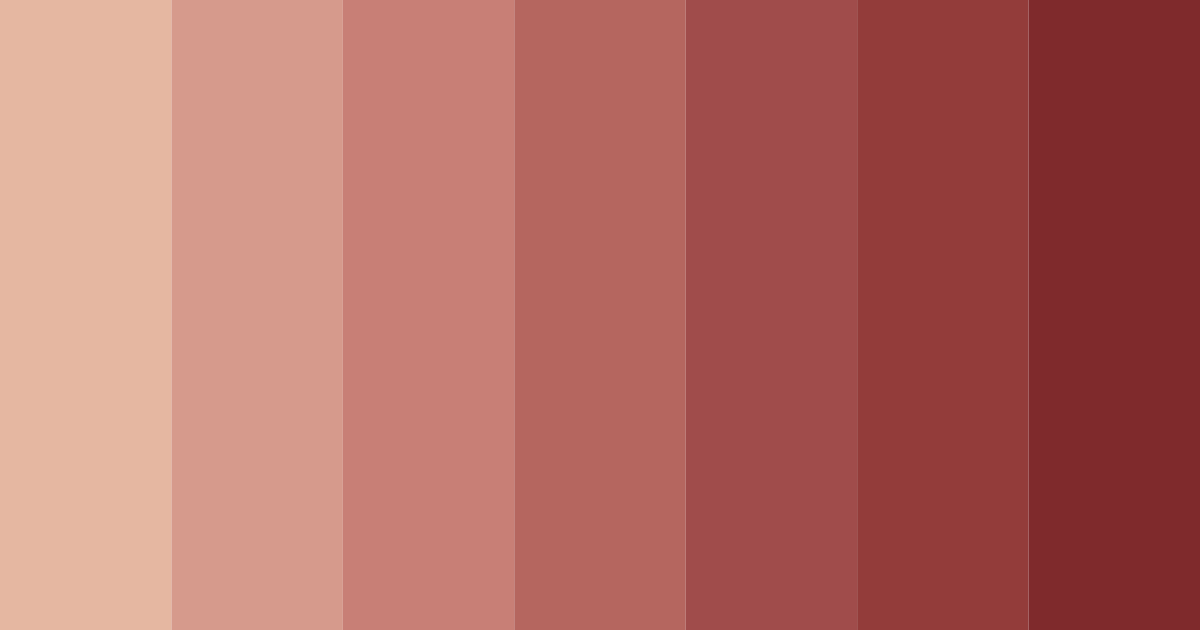 Download rustic rosewood color palette PNG image (landscape)