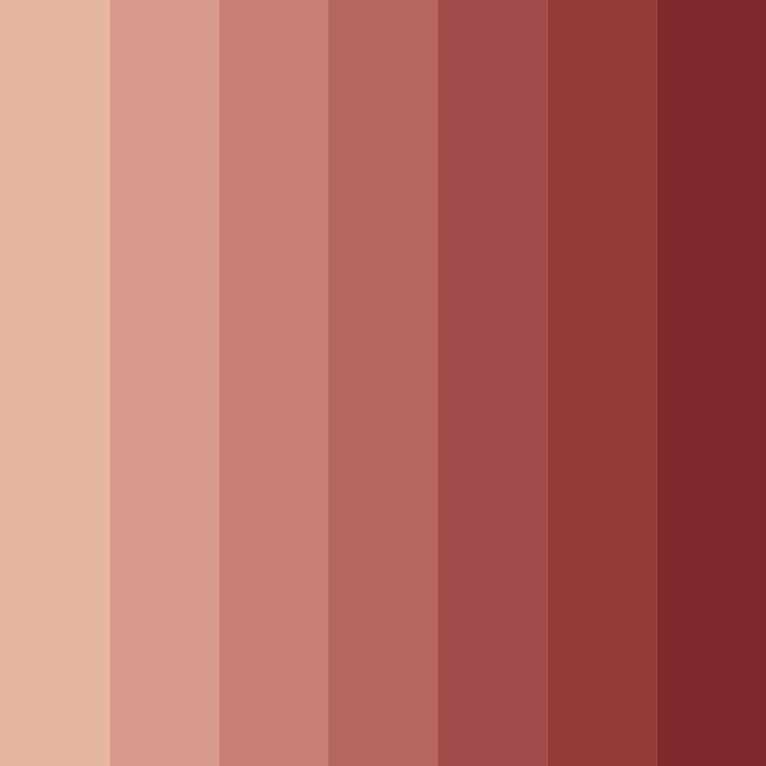 Download rustic rosewood color palette PNG image (square)
