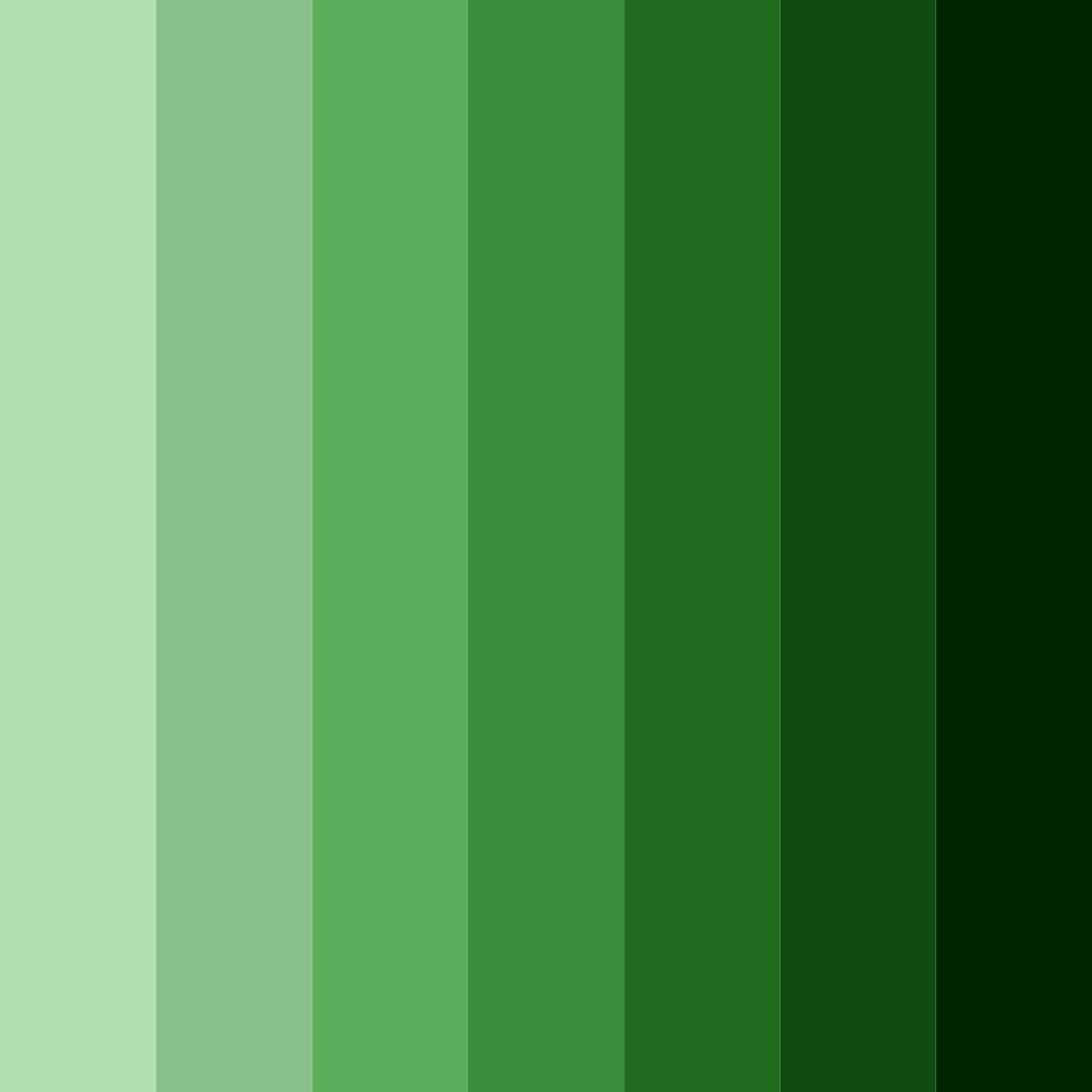 Download emerald embrace color palette PNG image (square)