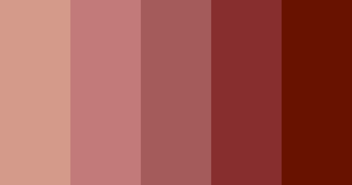 Download dark red color palette PNG image (landscape)