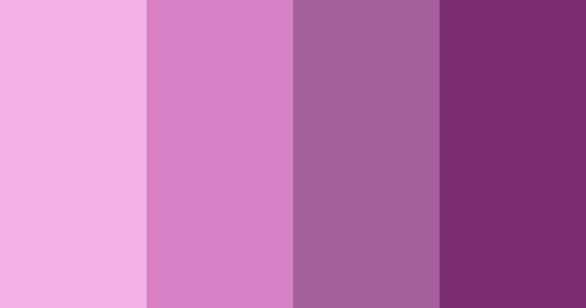 Download vivid orchid dream color palette PNG image (landscape)