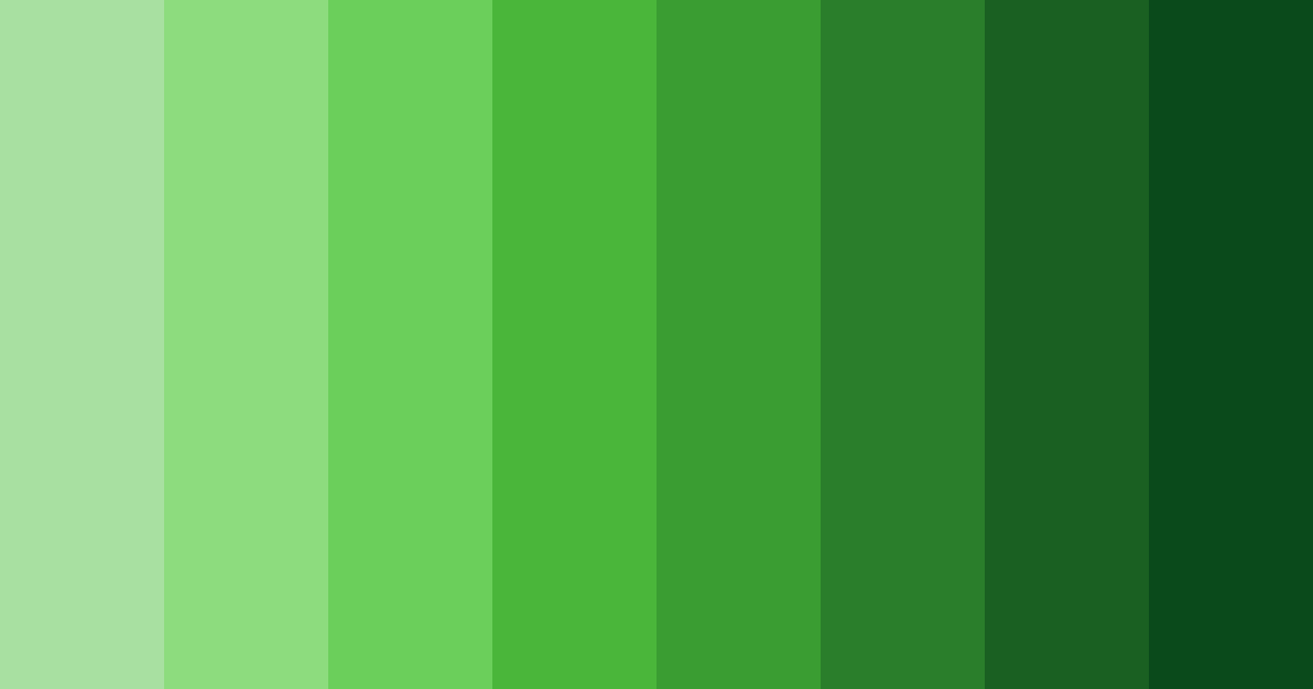 Download emerald oasis color palette PNG image (landscape)
