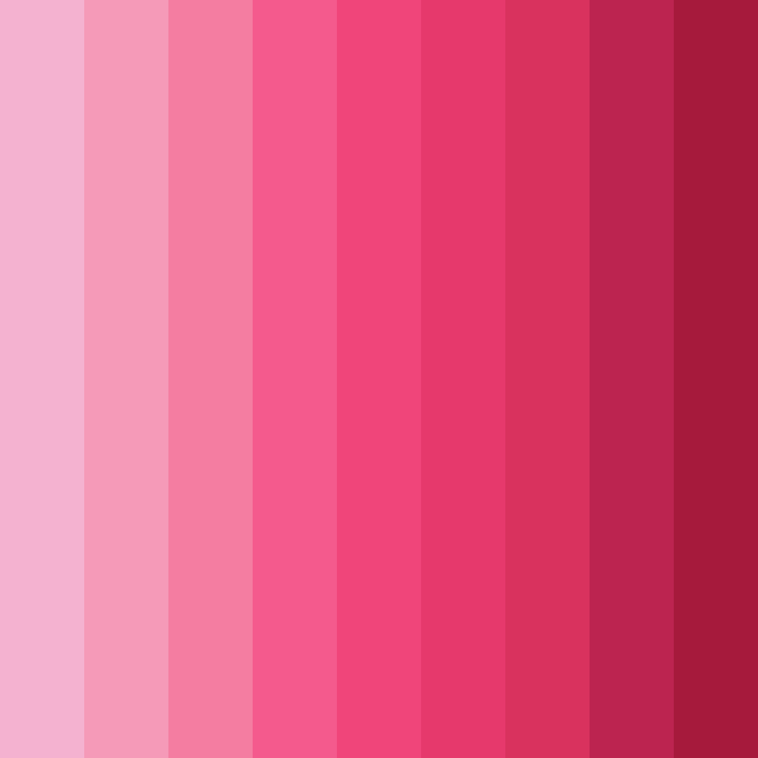 Download blushing rose garden color palette PNG image (square)