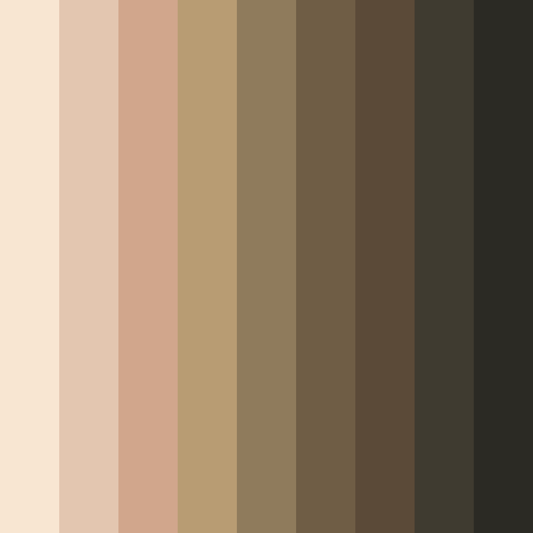 Download café mocha moods color palette PNG image (square)