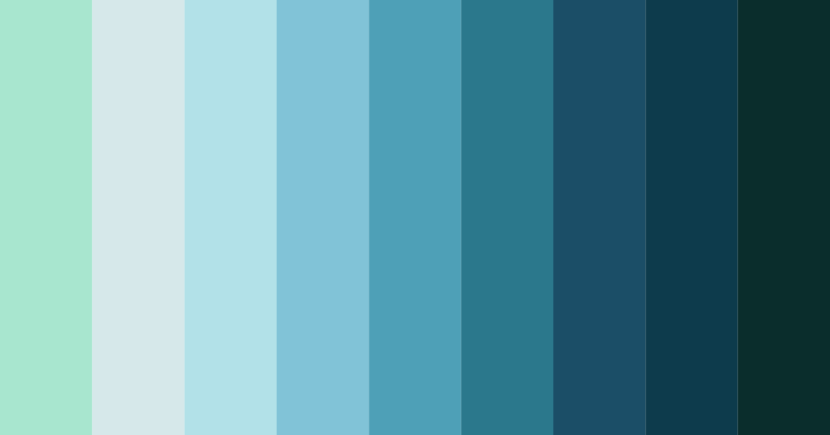 Download oceanic serenity color palette PNG image (landscape)