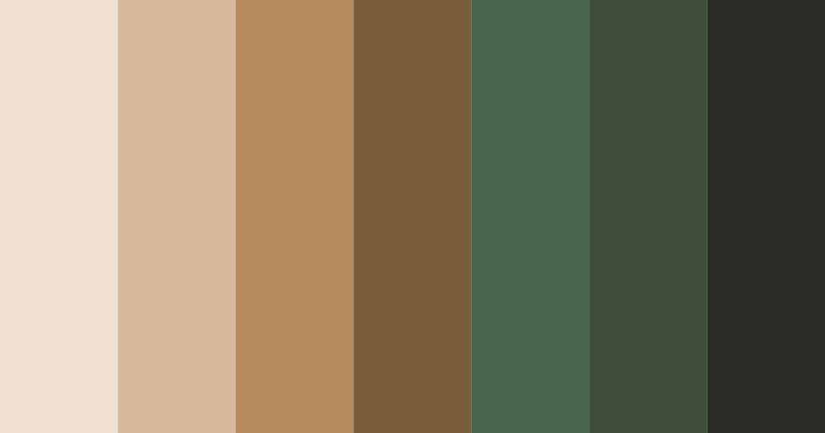 Download whispers of the woodland color palette PNG image (landscape)