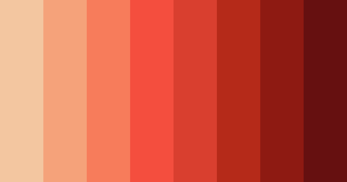 Download strong red color palette PNG image (landscape)