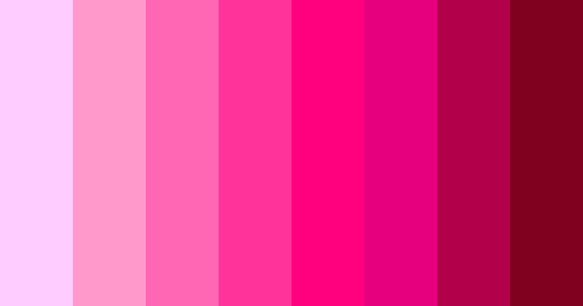 Download pink burst color palette PNG image (landscape)