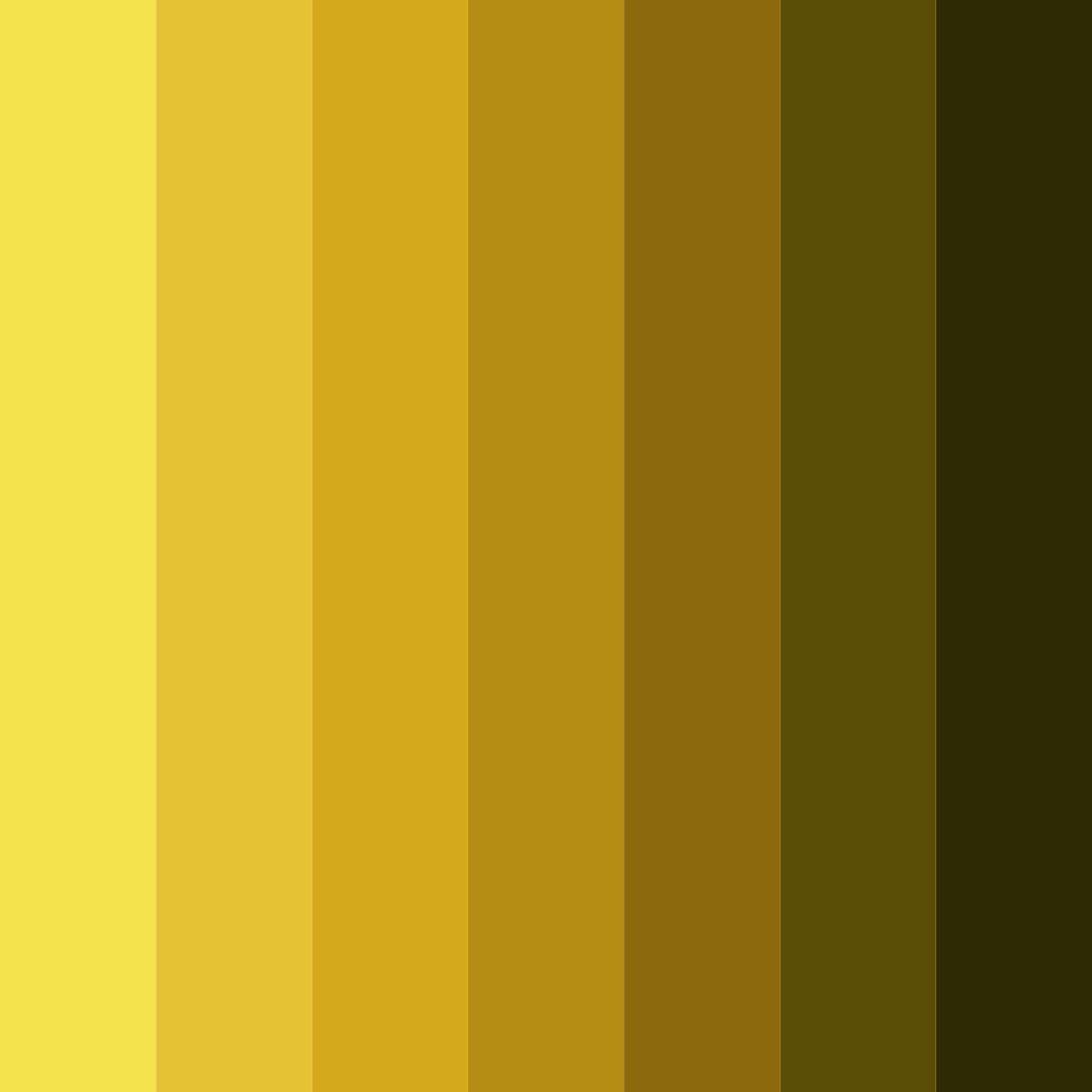 Download golden shadows color palette PNG image (square)