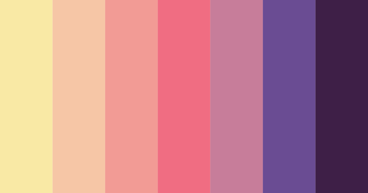 Download warm colors color palette PNG image (landscape)