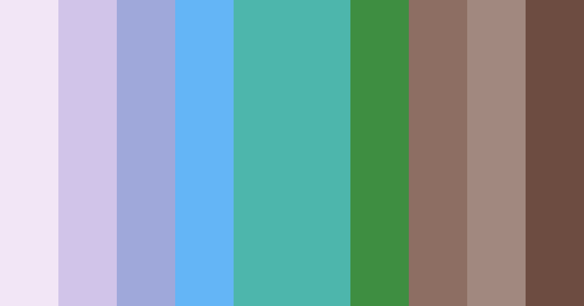Download casual blue color palette PNG image (landscape)